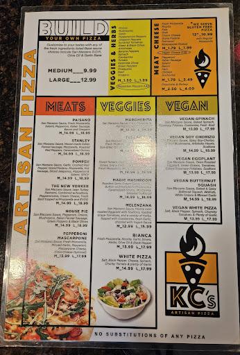 KC's Artisan Pizza and Wine Bar Menu image 8